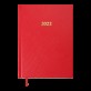 Ежедневник датированный  2022 STRONG, A5, красный, иск.кожа