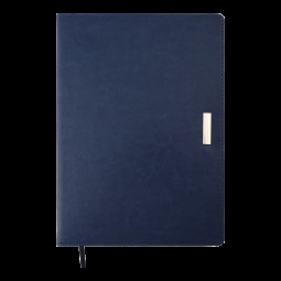 Ежедневник датированный  2022 SALERNO,  A4, синий, иск.кожа