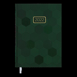Ежедневник датированный  2022 VELVET, A5, зеленый