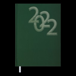 Ежедневник датированный  2022 OFFICE, A5, зеленый