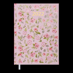 Ежедневник датированный  2022 PROVENCE, A5, розовый