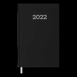 Ежедневник датированный  2022 MONOCHROME, A6, черный