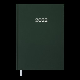 Ежедневник датированный  2022 MONOCHROME, A5, зеленый