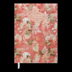 Ежедневник датированный  2022 BLOSSOM, A5, персиковый