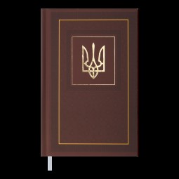 Ежедневник датированный  2022 NATION, A6, коричневый