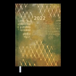 Ежедневник датированный  2022 ONLY, A5, зеленый