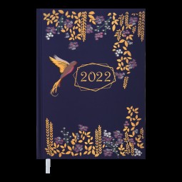 Ежедневник датированный  2022 COLIBRI, A5, фиолетовый
