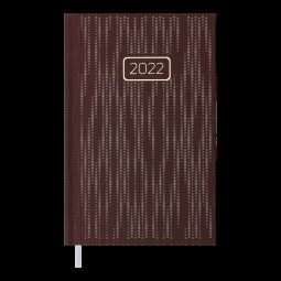 Ежедневник датированный  2022 VELVET, A6, бордовый