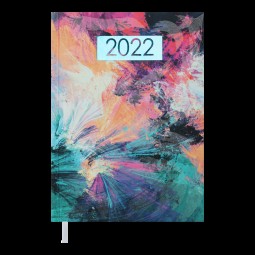 Ежедневник датированный  2022 MIRACLE, A5, т-синий