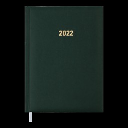Ежедневник датированный 2022 EXPERT, L2U, A5, зеленый, бумвинил/поролон