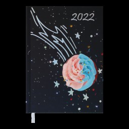 Ежедневник датированный  2022 SWEET, A5, фиолетовый