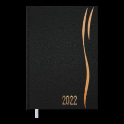 Ежедневник датированный  2022 WAVE, A5, оранжевый