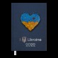 Ежедневник датированный  2022 UKRAINE, A5, серый