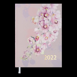 Ежедневник датированный  2022 FILLING, A5, розовый