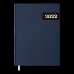 Ежедневник датированный  2022 MANLY, A5, синий