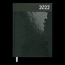 Ежедневник датированный  2022 HIDE, A5, зеленый