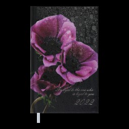 Еженедельник карманный вертик датированный  2022 POSH, фиолетовый
