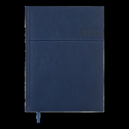 Ежедневник датированный  2022 ORION, A5, синий, иск.кожа/поролон
