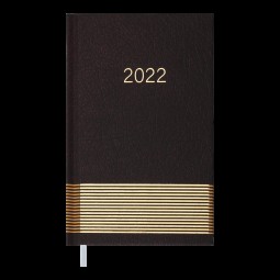 Еженедельник карманный вертик датированный  2022 PARALLEL, бордовый