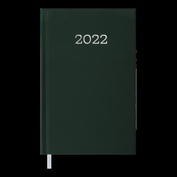 Ежедневник датированный  2022 MONOCHROME, A6, зеленый