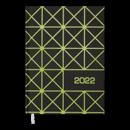 Ежедневник датированный  2022 LINEA, A5, салатовый