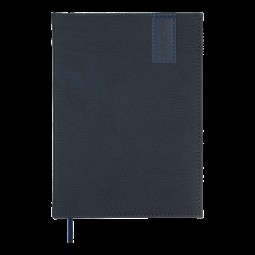 Ежедневник датированный  2022 VERTICAL, A5, синий, иск.кожа/поролон