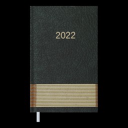 Еженедельник карманный вертик датированный  2022 PARALLEL, зеленый