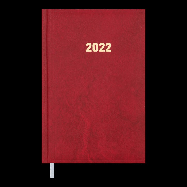 Ежедневник датированный  2022 BASE(Miradur), L2U, A6, красный, бумвинил/поролон